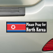 Beten Sie für Nordkorea Autoaufkleber (Auf Auto)