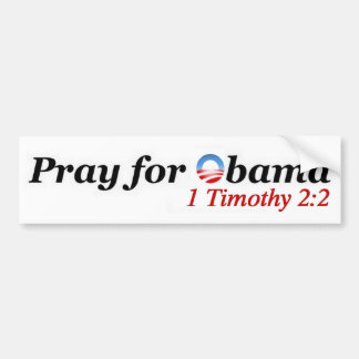 Beten Sie für Obama Autoaufkleber