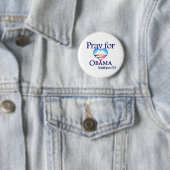 Beten Sie für Obama-Knopf Button (Beispiel)