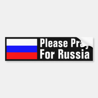 Beten Sie für Russland Autoaufkleber