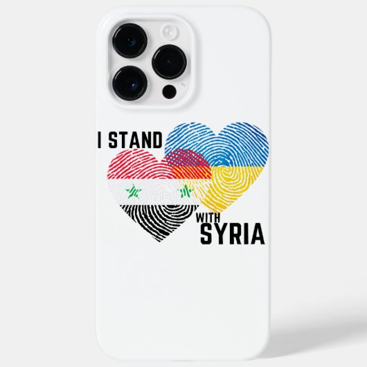 Beten Sie für Syrien Case-Mate iPhone Hülle (Rückseite)