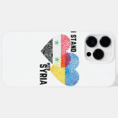 Beten Sie für Syrien Case-Mate iPhone Hülle (Rückseite (Horizontal))