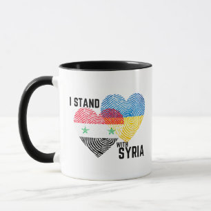 Beten Sie für Syrien Tasse