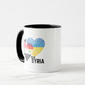 Beten Sie für Syrien Tasse (Vorderseite Links)
