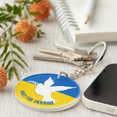 Beten Sie für Ukraine Akryllischen Schlüsselanhäng Schlüsselanhänger (Vorderseite rechts)