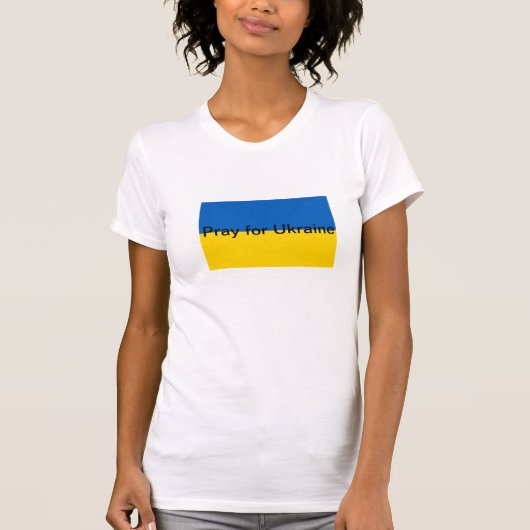 Beten Sie für Ukraine T-Shirt (Vorderseite)