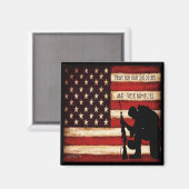 Beten Sie für unsere Soldaten Magnet (Vorderseite/Rückseite)