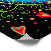 Beten Sie für unsere Welt Poster (Ecke)