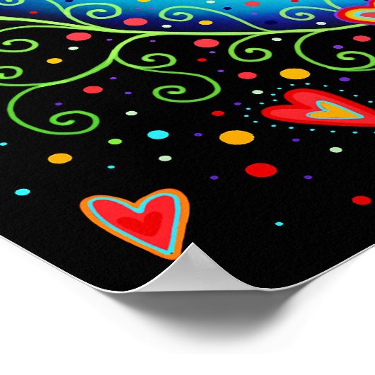 Beten Sie für unsere Welt Poster (Ecke)