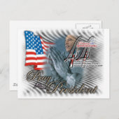 Beten Sie für unseren Präsidenten Postkarte (Vorne/Hinten)