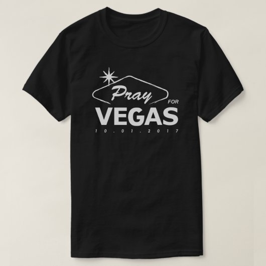 Beten Sie für Vegas T - Shirt (Design vorne)