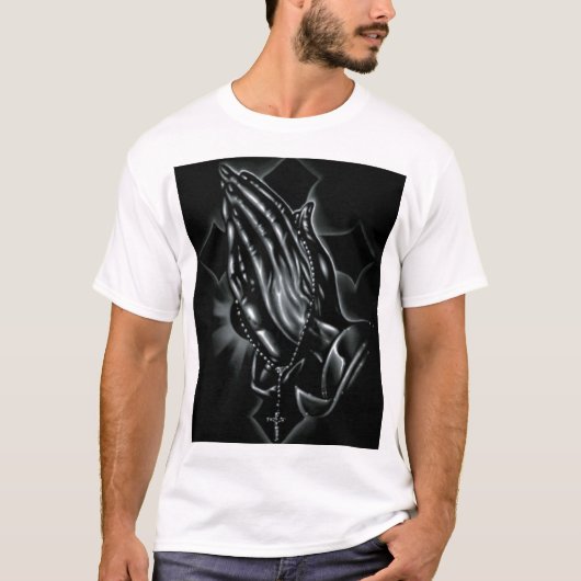 Beten Sie Hände T-Shirt (Vorderseite)
