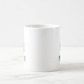 Beten Sie hartes Praying-Handdesign Kaffeetasse (Mittel)