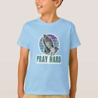 Beten Sie hartes Praying-Handdesign