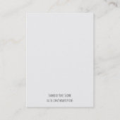 Beten Sie, hoffen Sie, sorgen Sie sich nicht Visitenkarte (Rückseite)