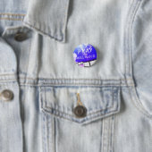 Beten Sie Hollywood in Sky Lila Button (Beispiel)
