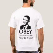 BETEN SIE IHN, WIDERSTAND AN T-Shirt (Rückseite)