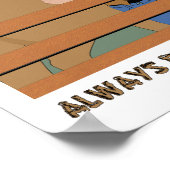 Beten Sie immer, bevor Sie POSTER fahren (Ecke)