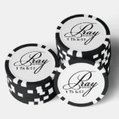 Beten Sie immer individuelle Keramik Poker Chips (Stapel)