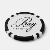 Beten Sie immer individuelle Keramik Poker Chips (Einzeln)