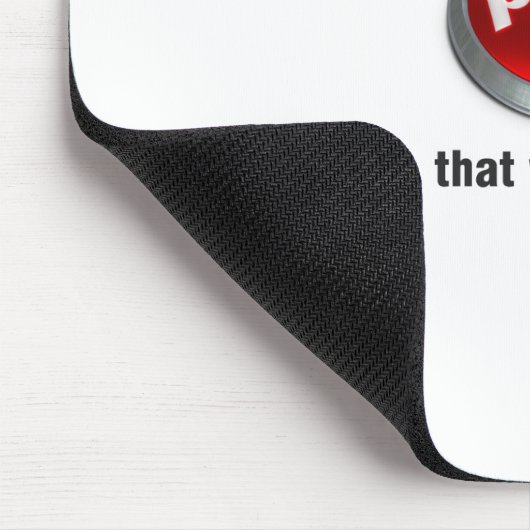 Beten Sie Knopf Mousepad (Ecke)