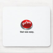 Beten Sie Knopf Mousepad (Vorne)
