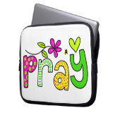 Beten Sie Laptopschutzhülle (Vorderseite Links)