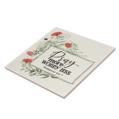 Beten Sie mehr Sorgen weniger inspirierende Bibel Fliese (Seite)