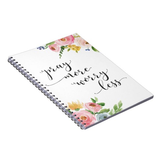 Beten Sie noch schlimmer weniger Prayer Journal-No Notizblock (Rechte Seite)