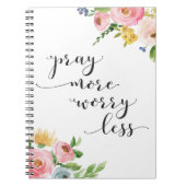 Beten Sie noch schlimmer weniger Prayer Journal-No Notizblock (Vorderseite)