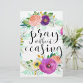 Beten Sie, ohne aufzuhören Briefpapier (Stehend Vorderseite)