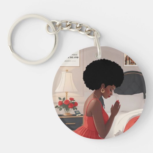 Beten von Mutter-Akrylus-Schlüsselanhänger Schlüsselanhänger (Vorderseite)