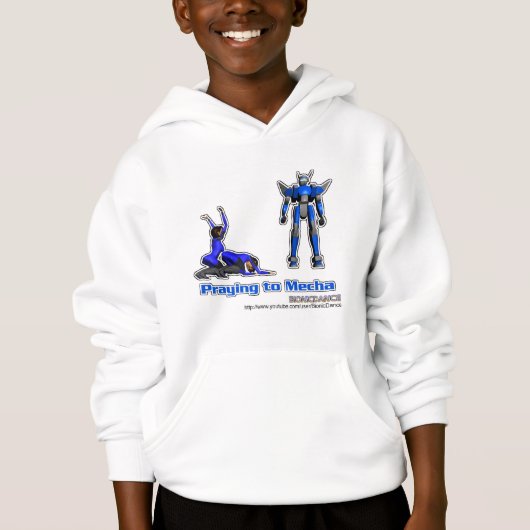 Beten zu Mecha Hoodie (Vorderseite)