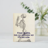 Beten zur Göttin ALARA. Postkarte (Stehend Vorderseite)