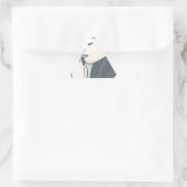 Betende Dreieckiger Aufkleber (Tasche)