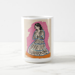 Betende Frau Kaffeetasse