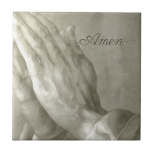 Betende Hände Amen Fliese