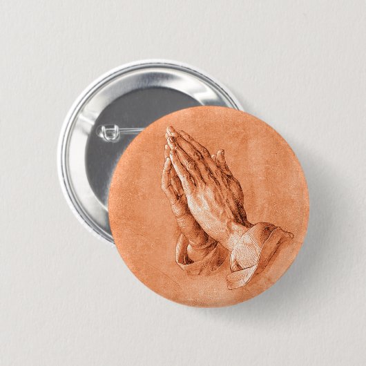 Betende Hände Button (Vorne & Hinten)