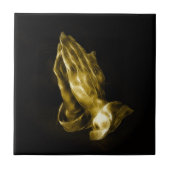 Betende Hände Fliese (Vorderseite)