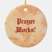 Betende Hände Keramik Ornament (Hinten)