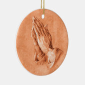 Betende Hände Keramik Ornament (Rechts)