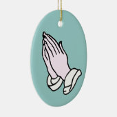 Betende Hände Keramikornament (Rechts)