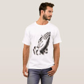 betende Hände T-Shirt (Vorne ganz)