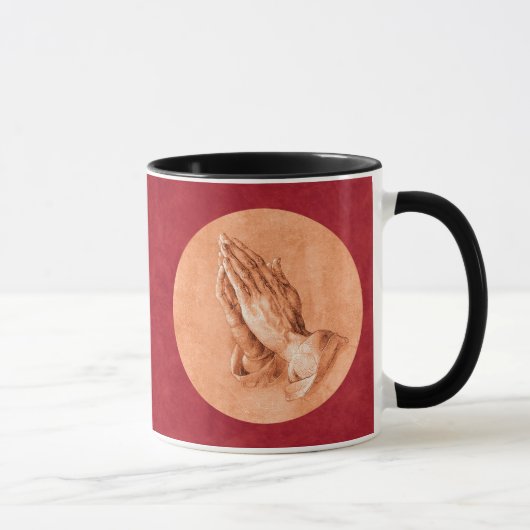 Betende Hände Tasse (Rechts)