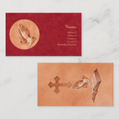 Betende Hände Visitenkarte (Vorne/Hinten)
