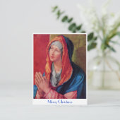 Betende Maria Feiertagspostkarte (Stehend Vorderseite)