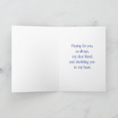 Betende Taube Karte (Innenseite)