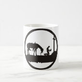 betender Cowboy Kaffeetasse (Mittel)