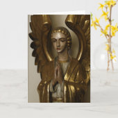 Betender Engel - Farbe Karte (Gelbe Blume)