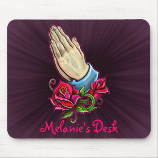 Betender HandRosen-Entwurf Mousepad